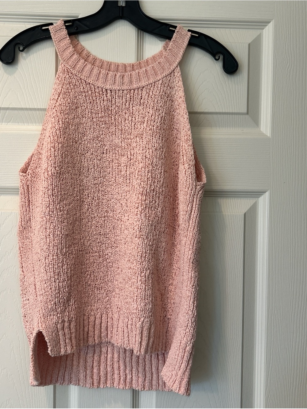 J. Crew Dusty Pink Off-the-Shoulder Knit Tank